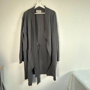 Ivan Grundahl Copenhagen Womens Gray Wool Acrylic Long Cardigan Sweater Large